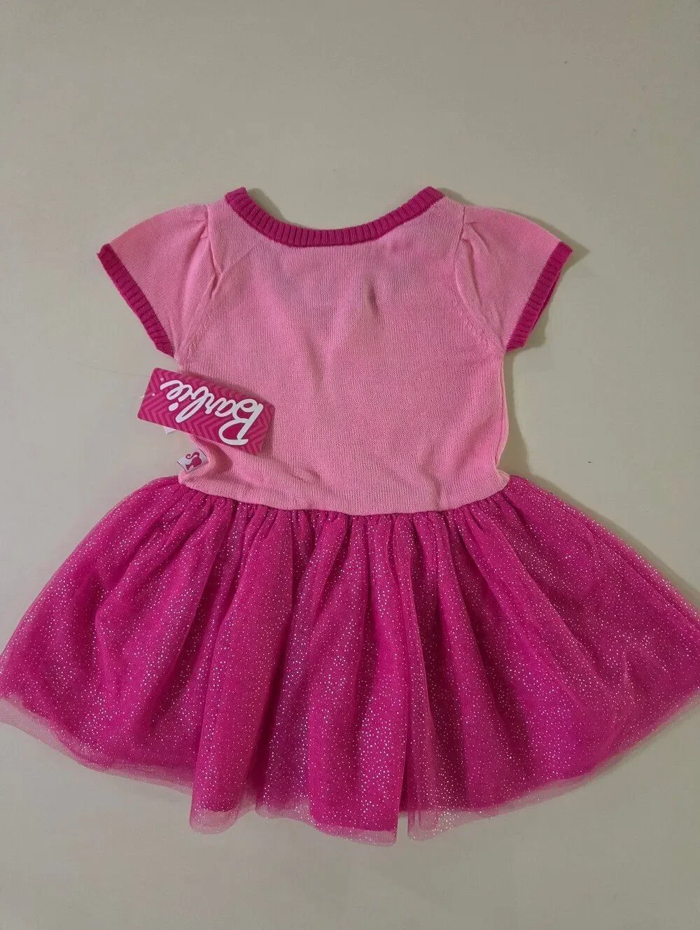 Barbie Baby Girl Pink Sweater Dress
